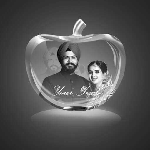 Personalized Anniversary Gifts 3D Crystal | Wedding Special