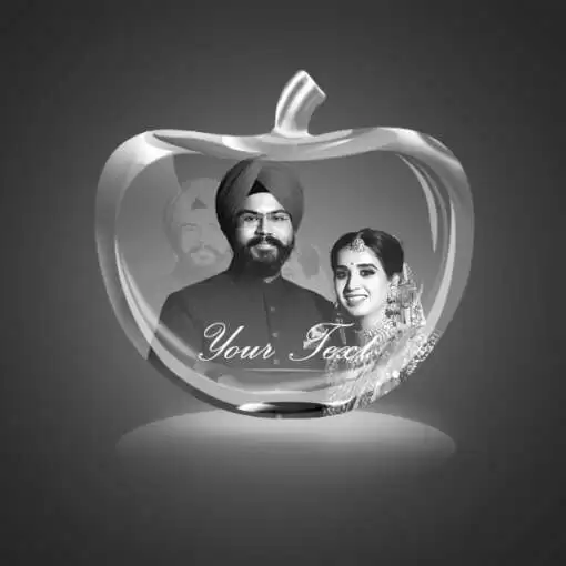 Personalized Anniversary Gifts 3D Crystal | Wedding Special 1
