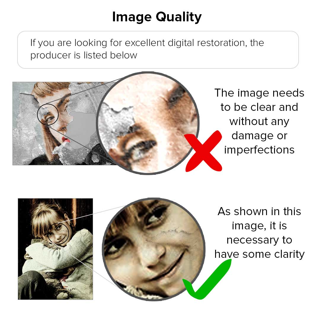 Personalized digital art black and white to color photo printing - Image 3