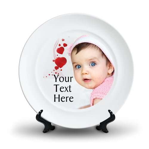 Personalized Ceramic Photo Plate Design 6 1