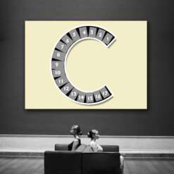 Personalized Photo Collage Canvas Alphabets Design 13 3