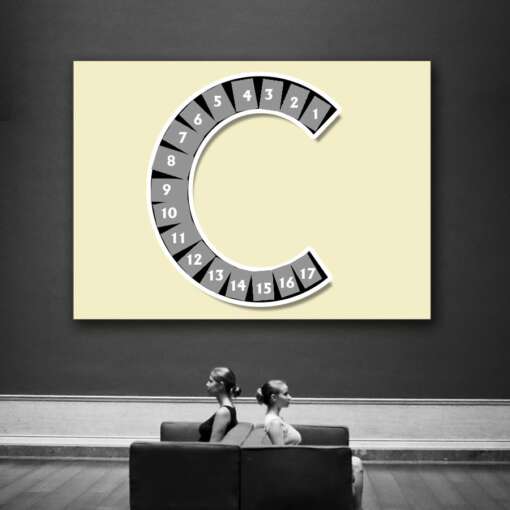 Personalized Photo Collage Canvas Alphabets Design 13 2
