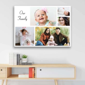 Personalized Photo Collage Canvas Design 15