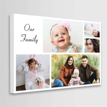 Personalized Photo Collage Canvas Design 15