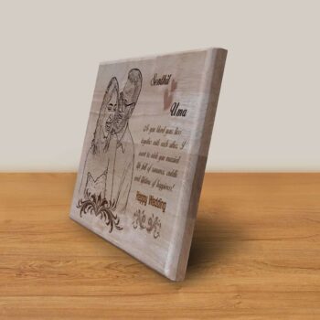 Personalized Wooden Engraving Photo Frame & Plaques Design 4 5