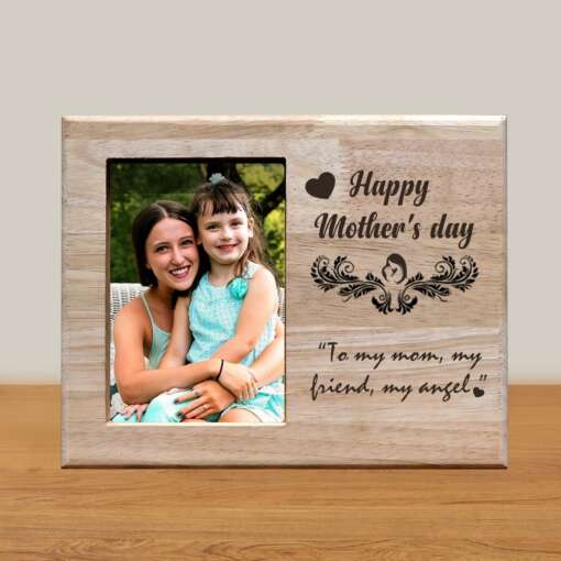 Personalized Wooden Engraving Photo Frame & Plaques Design 8  1