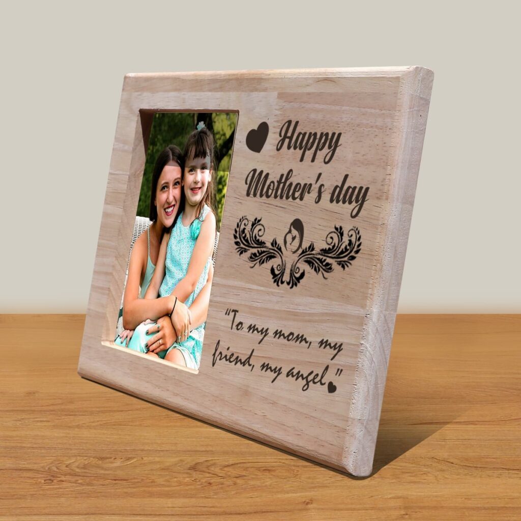 Home Decor Gifts | Wooden Engraving Photo Frame & Plaques
