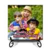 Personalized Mom's World Photo Tiles 12"x12" 2