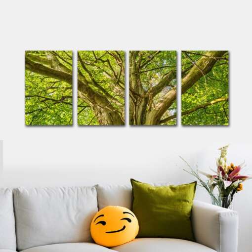Personalized Split Photo Canvas Design 7 | Tree Backdrop 1