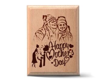 Personalized Wooden Photo Art Frame | Wooden Gifts | Mother's Day Design 4
