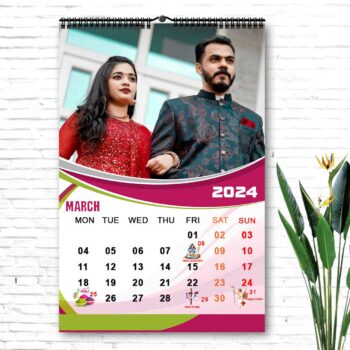 2024 Personalized Wall Calendar | 12 Pages Photo Calendar | 12×18 Inch  Design 9