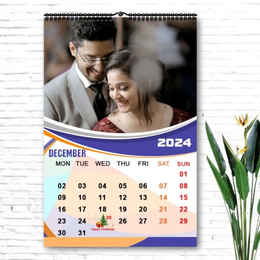 2024 Personalized Wall Calendar | 12 Pages Photo Calendar | 12×18 Inch Design 9 4