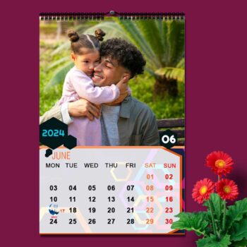 2024 Personalized Wall Calendar | 12 Pages Photo Calendar | 12×18 Inch Design 6 20