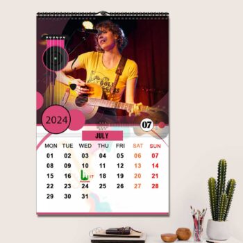 2024 Personalized Wall Calendar | 12 Pages Photo Calendar | 12×18 Inch Design 3 21