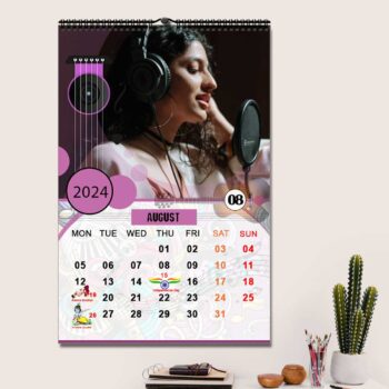 2024 Personalized Wall Calendar | 12 Pages Photo Calendar | 12×18 Inch Design 3 22