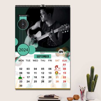2024 Personalized Wall Calendar | 12 Pages Photo Calendar | 12×18 Inch Design 3 23