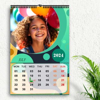 2024 Personalized Wall Calendar | 12 Pages Photo Calendar | 12×18 Inch Design 1 21