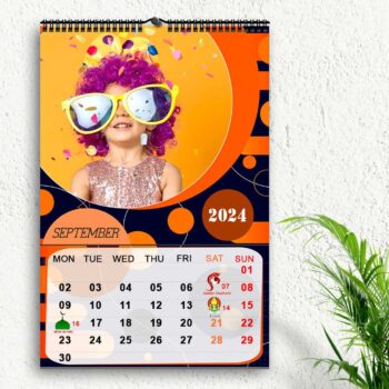 2024 Personalized Wall Calendar | 12 Pages Photo Calendar | 12×18 Inch Design 1 23