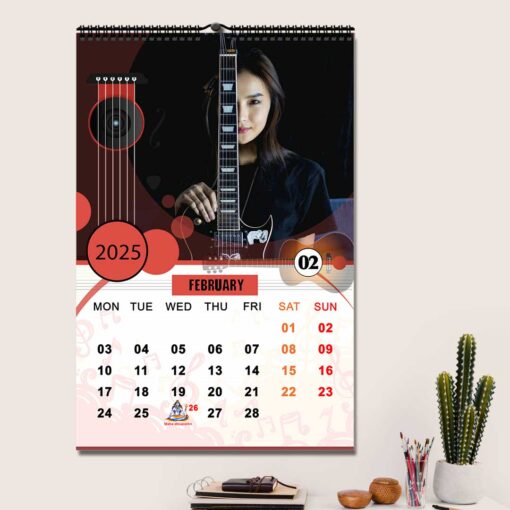 2025 Personalized Wall Calendar | 12 Pages Photo Calendar | 12×18 Inch Design 3 - Image 4