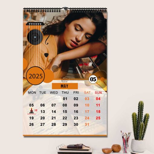 2025 Personalized Wall Calendar | 12 Pages Photo Calendar | 12×18 Inch Design 3 - Image 7