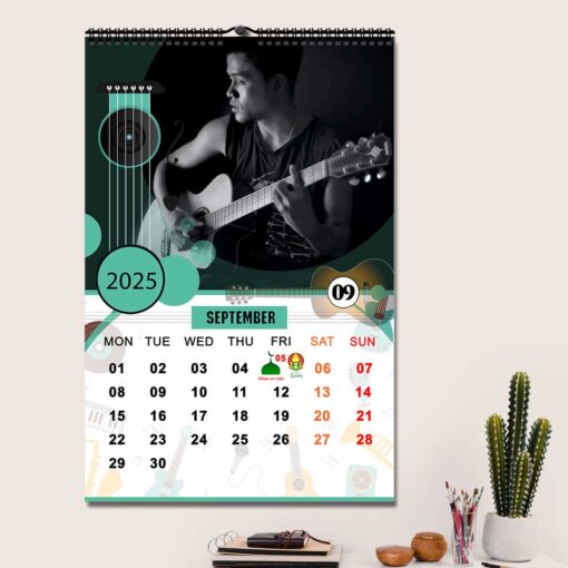 2025 Personalized Wall Calendar | 12 Pages Photo Calendar | 12×18 Inch Design 3 - Image 11