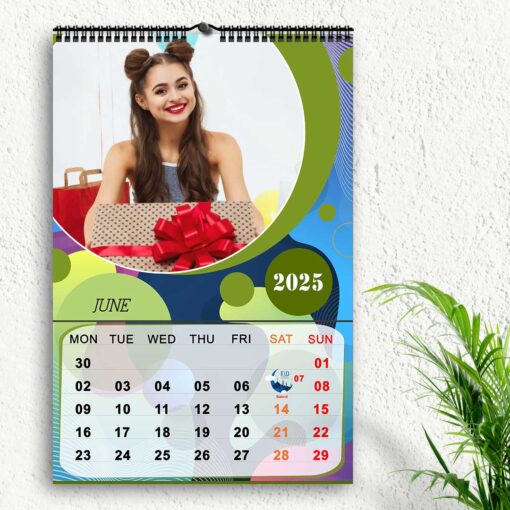 2025 Personalized Wall Calendar | 12 Pages Photo Calendar | 12×18 Inch Design 1 - Image 8