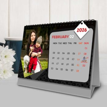 2026 Personalized Desktop Calendar | Table top Photo Calendar | 9 x 6 Inches Horizontal Design 06 18 2026 Personalized Desktop Calendar | Table top Photo Calendar | 9 x 6 Inches Horizontal Design 06 3