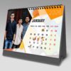 2026 Personalized Desktop Calendar | Table top Photo Calendar | 9 x 6 Inches Horizontal Design 09 16