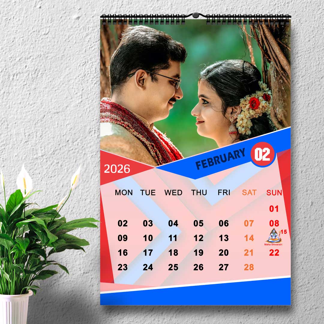 2026 Personalized Wall Calendar | 12 Pages Photo Calendar | 12×18 Inch Design 8 4 2026 Personalized Wall Calendar | 12 Pages Photo Calendar | 12×18 Inch Design 8 - Image 4
