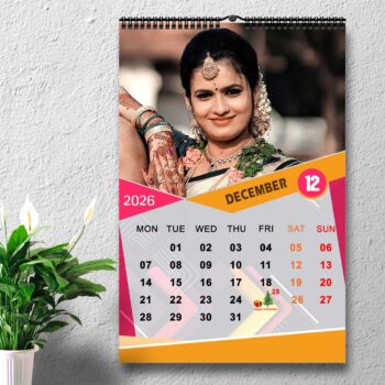 2026 Personalized Wall Calendar | 12 Pages Photo Calendar | 12×18 Inch Design 8 27 2026 Personalized Wall Calendar | 12 Pages Photo Calendar | 12×18 Inch Design 8 13