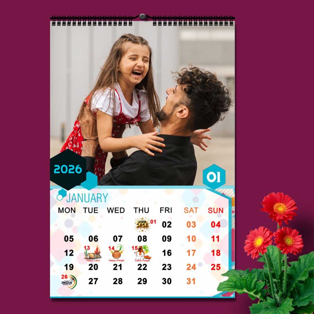 2026 Personalized Wall Calendar | 12 Pages Photo Calendar | 12×18 Inch ...