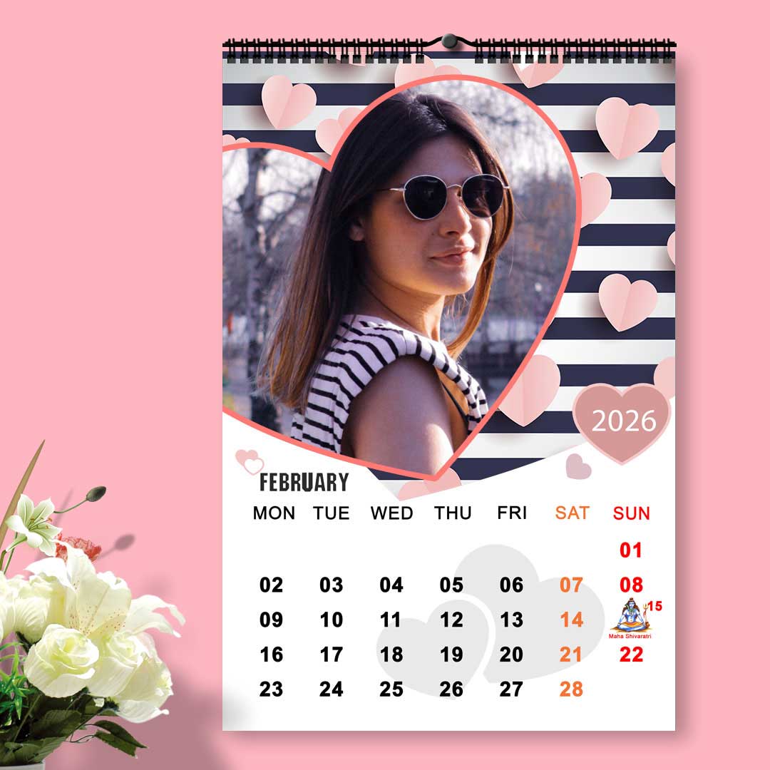 2026 Personalized Wall Calendar | 12 Pages Photo Calendar | 12×18 Inch Design 5 4 2026 Personalized Wall Calendar | 12 Pages Photo Calendar | 12×18 Inch Design 5 - Image 4