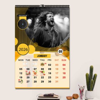 2026 Personalized Wall Calendar | 12 Pages Photo Calendar | 12×18 Inch Design 3