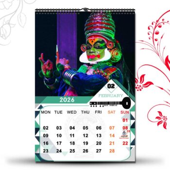2026 Personalized Wall Calendar | 12 Pages Photo Calendar | 12×18 Inch Design 2 3