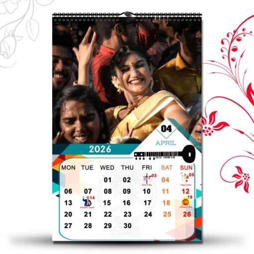 2026 Personalized Wall Calendar | 12 Pages Photo Calendar | 12×18 Inch Design 2 - Image 6