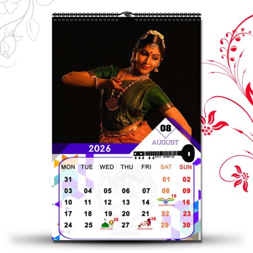 2026 Personalized Wall Calendar | 12 Pages Photo Calendar | 12×18 Inch Design 2 - Image 10
