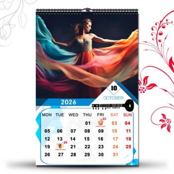 2026 Personalized Wall Calendar | 12 Pages Photo Calendar | 12×18 Inch Design 2 11