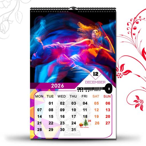 2026 Personalized Wall Calendar | 12 Pages Photo Calendar | 12×18 Inch Design 2 - Image 14