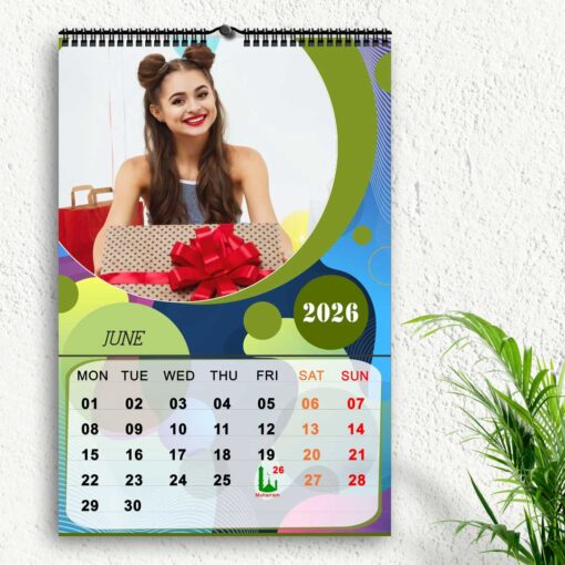 2026 Personalized Wall Calendar | 12 Pages Photo Calendar | 12×18 Inch Design 1 - Image 8