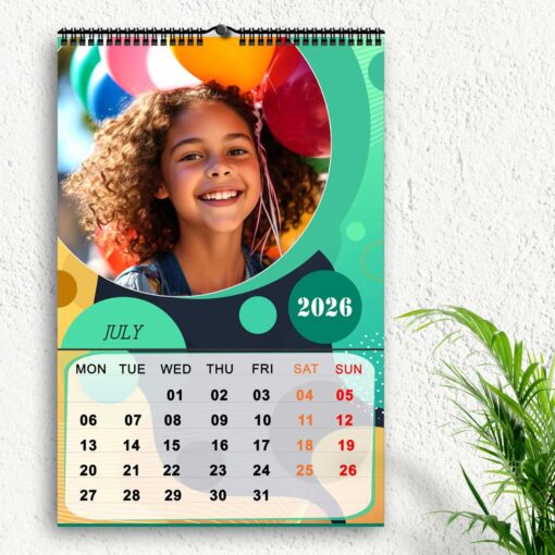 2026 Personalized Wall Calendar | 12 Pages Photo Calendar | 12×18 Inch Design 1 - Image 9