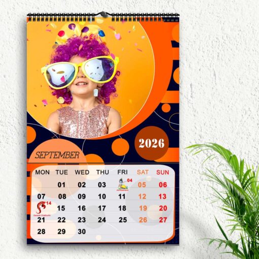 2026 Personalized Wall Calendar | 12 Pages Photo Calendar | 12×18 Inch Design 1 - Image 11