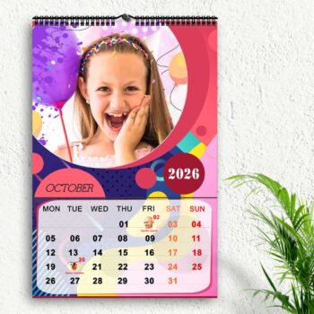 2026 Personalized Wall Calendar | 12 Pages Photo Calendar | 12×18 Inch Design 1 11