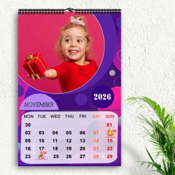 2026 Personalized Wall Calendar | 12 Pages Photo Calendar | 12×18 Inch Design 1 12