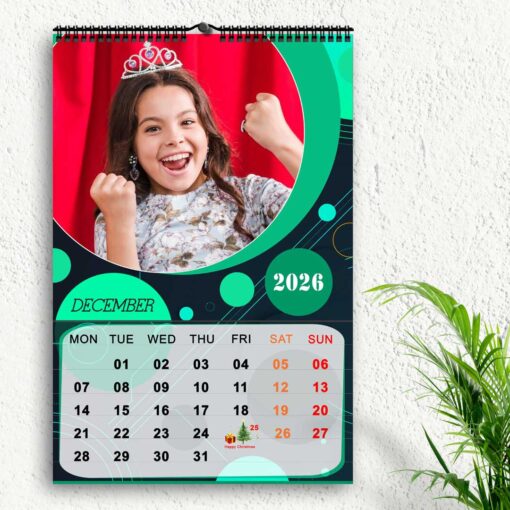 2026 Personalized Wall Calendar | 12 Pages Photo Calendar | 12×18 Inch Design 1 - Image 14
