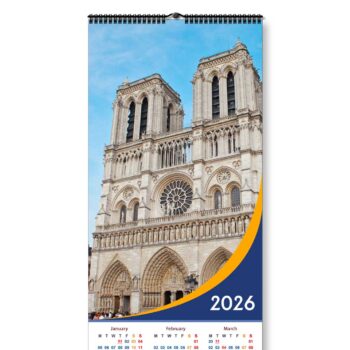 Alternative view of 2026 Personalized Poster Calendar | Photo Calendar | 13×38 Inches Design 02-Spiral