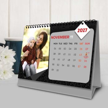 2027 Personalized Desktop Calendar | Table top Photo Calendar | 9 x 6 Inches Horizontal Design 06 - Image 13