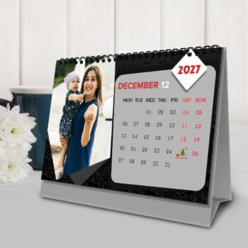 2027 Personalized Desktop Calendar | Table top Photo Calendar | 9 x 6 Inches Horizontal Design 06 - Image 14