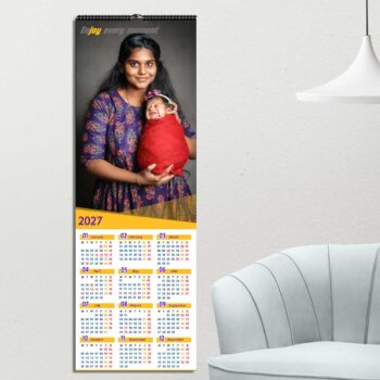 2027 Photo Poster Calendar | Single-Sheet Wall Calendar