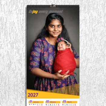 Alternative view of 2027 Photo Poster Calendar | Single-Sheet Wall Calendar
