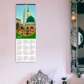 2027 Personalized Poster Calendar | Photo Calendar | 13×38 Inches Design 05-Spiral